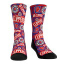 靴下 ロサンゼルス クリッパーズ クルー 【 UNBRANDED ROCK EM SOCKS LA CLIPPERS SKETCH CREW / CLP MULTI 】 インナー 下着 ナイトウエア メンズ レッグ