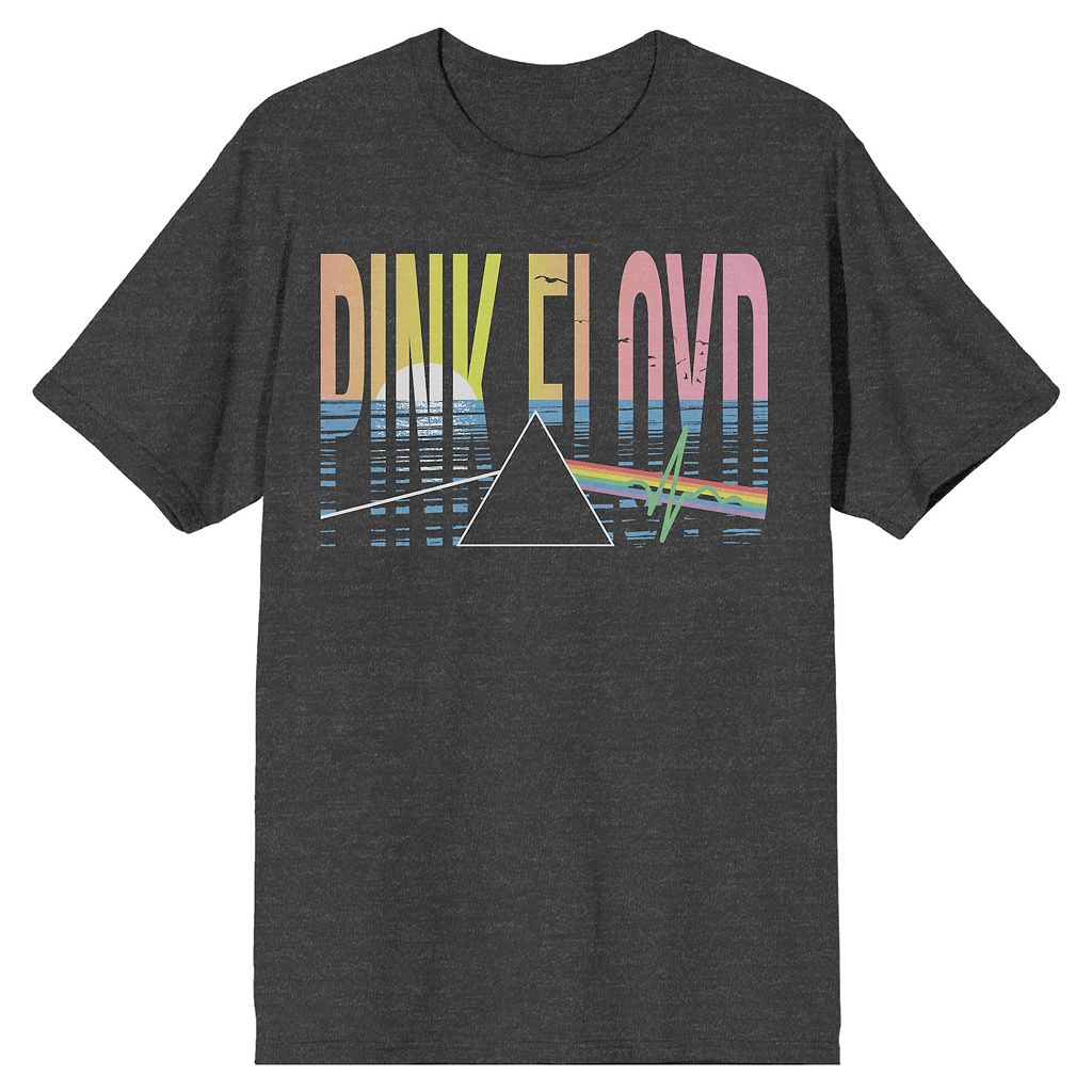 キャラクター ピンク ロゴ Tシャツ 灰色 グレー グレイ 【 LICENSED CHARACTER PINK FLOYD SEA DESIGN LOGO TEE / GRAY 】 メンズファッション トップス カットソー