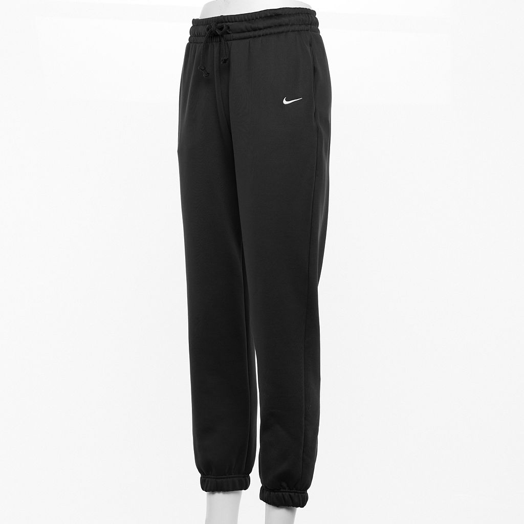 ナイキ サーマ フリース トレーニング ロングタイツ 黒色 ブラック 白色 ホワイト 【 NIKE THERMA FLEECE TRAINING SWEATPANTS BLACK WHITE 】