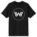 キャラクター シリーズ ロゴ Tシャツ 黒色 ブラック 【 LICENSED CHARACTER WESTWORLD TV SERIES LOGO TEE / BLACK 】 メンズファッション トップス カットソー