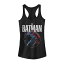 饯 ǥ ߥå 󥯥ȥå  ֥å  LICENSED CHARACTER DC COMICS BATMAN DISTRESSED HERO CIRCLE TANK TOP / BLACK  å ٥ӡ ޥ˥ƥ ȥåץ