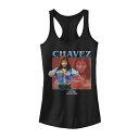 キャラクター ドクター マッドネス タンクトップ 黒色 ブラック 【 LICENSED CHARACTER MARVEL DOCTOR STRANGE IN THE MULTIVERSE OF MADNESS AMERICA CHAVEZ SQUARE POSE TANK TOP / BLACK 】 キッズ ベビー マタニティ トップ