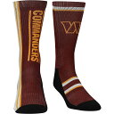 子供用 靴下 ワイン色 バーガンディー ワシントン クラシック クルー 【 UNBRANDED YOUTH ROCK EM SOCKS BURGUNDY WASHINGTON COMMANDERS CLASSIC UNIFORM CREW / WFT MED RE 】 キッズ ベビー マタニティ タイツ