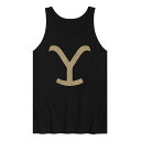 キャラクター タンクトップ 黒色 ブラック 【 LICENSED CHARACTER YELLOWSTONE Y BRAND TANK TOP / BLACK 】 メンズファッション トップス