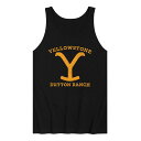 キャラクター タンクトップ 黒色 ブラック 【 LICENSED CHARACTER YELLOWSTONE DUTTON TANK / BLACK 】 メンズファッション トップス