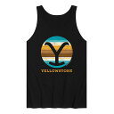 キャラクター タンクトップ 黒色 ブラック 【 LICENSED CHARACTER YELLOWSTONE Y BRAND BLANKET TANK / BLACK 】 メンズファッション トップス