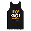 キャラクター タンクトップ 黒色 ブラック 【 LICENSED CHARACTER YELLOWSTONE I LOVE KAYCE TANK TOP / BLACK 】 メンズファッション トップス