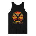 【★Fashion THE SALE★1/14迄】キャラクター タンクトップ 黒色 ブラック 【 LICENSED CHARACTER YELLOWSTONE PATTERN Y TANK / BLACK 】 メンズファッション トップス