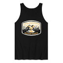 キャラクター タンクトップ 黒色 ブラック 【 LICENSED CHARACTER YELLOWSTONE NATURE SCENE TANK TOP / BLACK 】 メンズファッション トップス