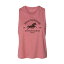 饯 󥯥ȥå ԥ  LICENSED CHARACTER YELLOWSTONE DUTTON RANCH HORSE CROPPED TANK TOP / PINK  å ٥ӡ ޥ˥ƥ ȥåץ