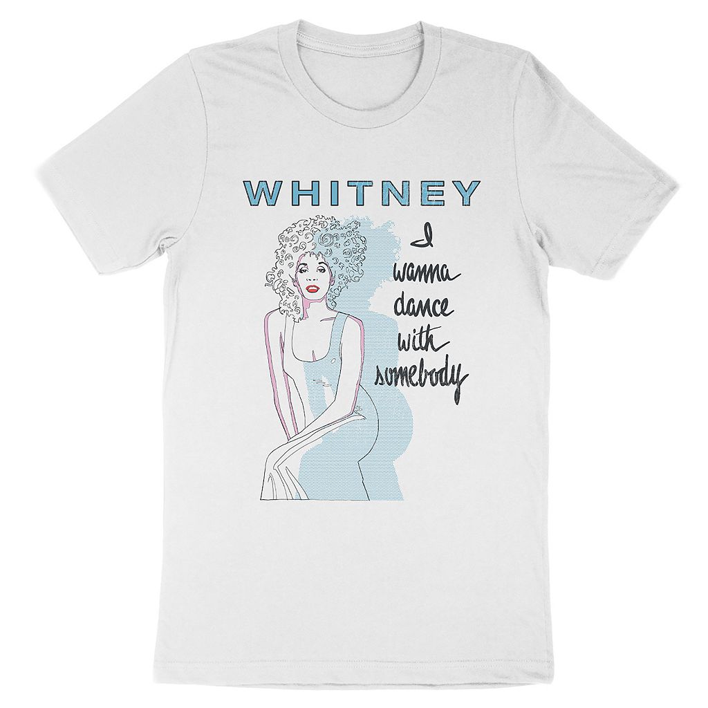 【★スーパーSALE★6/11深夜2時迄】キャラクター ヒューストン Tシャツ 白色 ホワイト 【 LICENSED CHARACTER WHITNEY HOUSTON TEE / WHITE 】 メンズファッション トップス カットソー