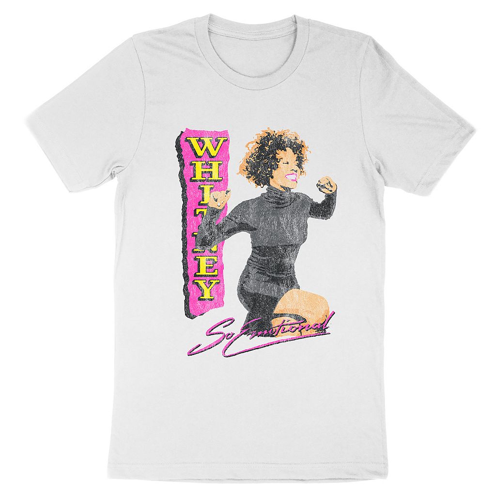 【★スーパーSALE★6/11深夜2時迄】キャラクター ヒューストン Tシャツ 白色 ホワイト 【 LICENSED CHARACTER WHITNEY HOUSTON TEE / WHITE 】 メンズファッション トップス カットソー