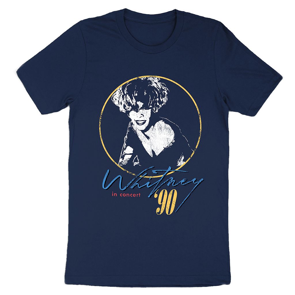 キャラクター ヒューストン Tシャツ 青色 ブルー 【 LICENSED CHARACTER WHITNEY HOUSTON TEE / BLUE 】 メンズファッション トップス カットソー