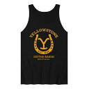 キャラクター タンクトップ 黒色 ブラック 【 LICENSED CHARACTER YELLOWSTONE HORSESHOE TANK / BLACK 】 メンズファッション トップス