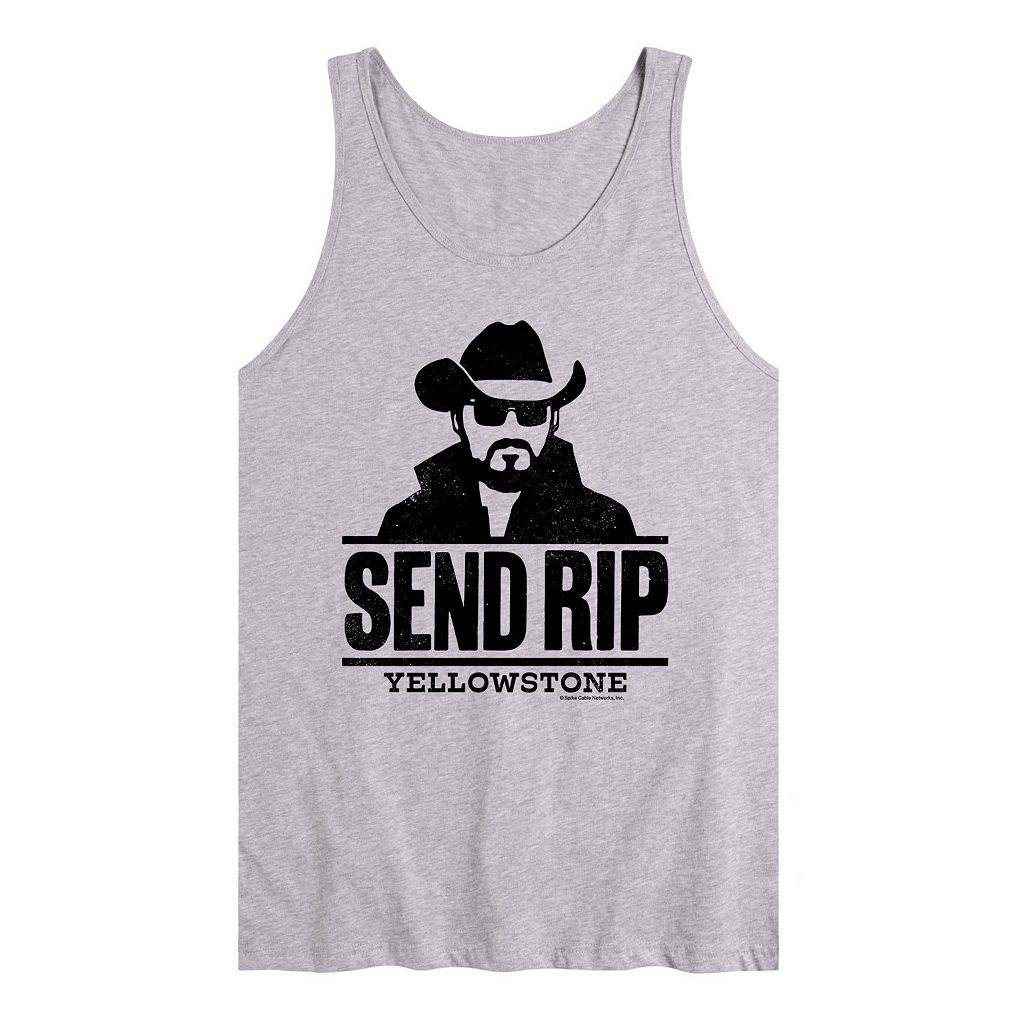 LICENSED CHARACTER タンクトップ 【 Yellowstone Send Rip Tank 】 Grey