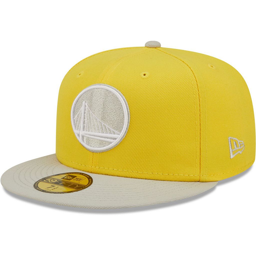 NEW ERA スケートボード ウォリアーズ 黄色 イエロー ニューエラ ゴールデンステート 【 STATE YELLOW GRAY COLOR PACK 59FIFTY FITTED HAT WAR 】