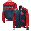 スターター 紺色 ネイビー カーディナルス レジェンド ジャケット セントルイス カージナルス 【 STARTER NAVY ST. LOUIS CARDINALS THE LEGEND FULL-SNAP JACKET / CRD NAVY 】