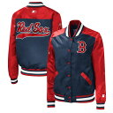 スターター 紺色 ネイビー ボストン 赤 レッド レジェンド ジャケット レッドソックス 【 STARTER NAVY BOSTON RED SOX THE LEGEND FULL-SNAP JACKET / RSX NAVY 】