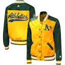 スターター ゴールド オークランド アスレチックス レジェンド ジャケット 【 STARTER GOLD OAKLAND ATHLETICS THE LEGEND FULL-SNAP JACKET / OAS GOLD 】