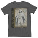 キャラクター Tシャツ チャコール 【 LICENSED CHARACTER MARVEL MOON KNIGHT SCROLL FRAGMENT GLYPHS TEE / CHARCOAL 】 メンズファッション トップス カットソー