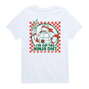 楽天スニケスキャラクター グラフィック Tシャツ 白色 ホワイト 【 LICENSED CHARACTER TEENAGE MUTANT NINJA TURTLES DIET PIZZA GRAPHIC TEE / WHITE 】 キッズ ベビー マタニティ トップス カットソー