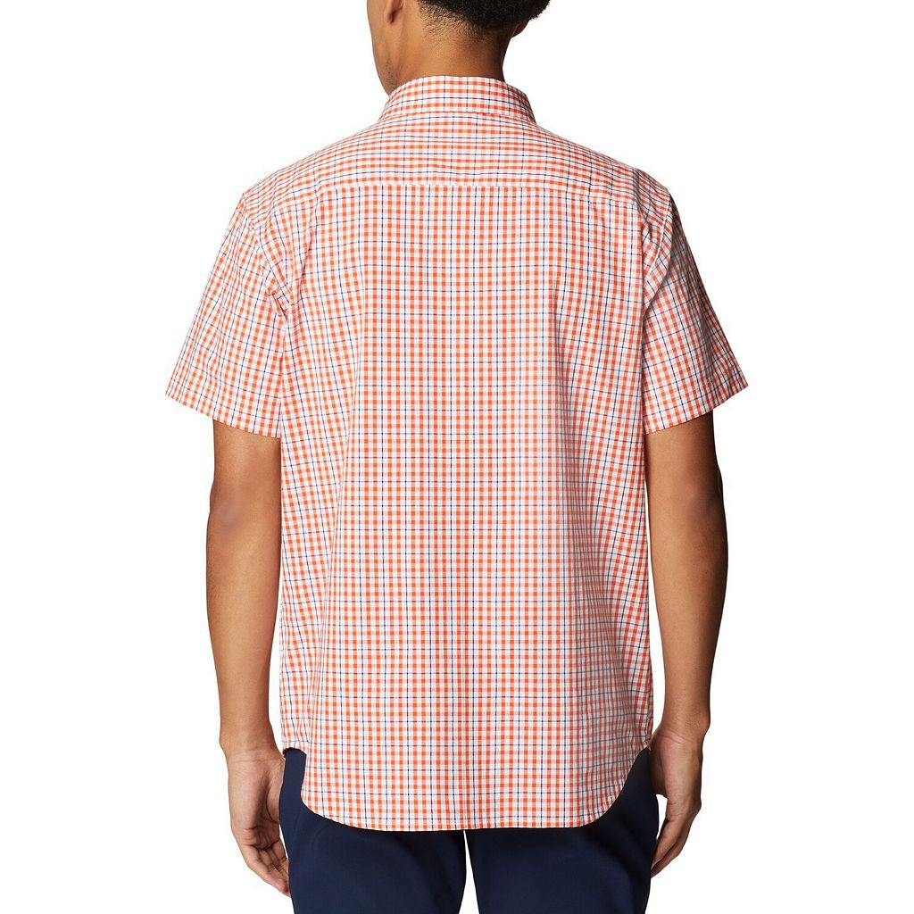 橙 オレンジ クレムソン タイガース ロゴ ボタンダウン 【 ORANGE UNBRANDED COLUMBIA RAPID RIVERS LOGO BUTTONDOWN SHIRT CLM 】