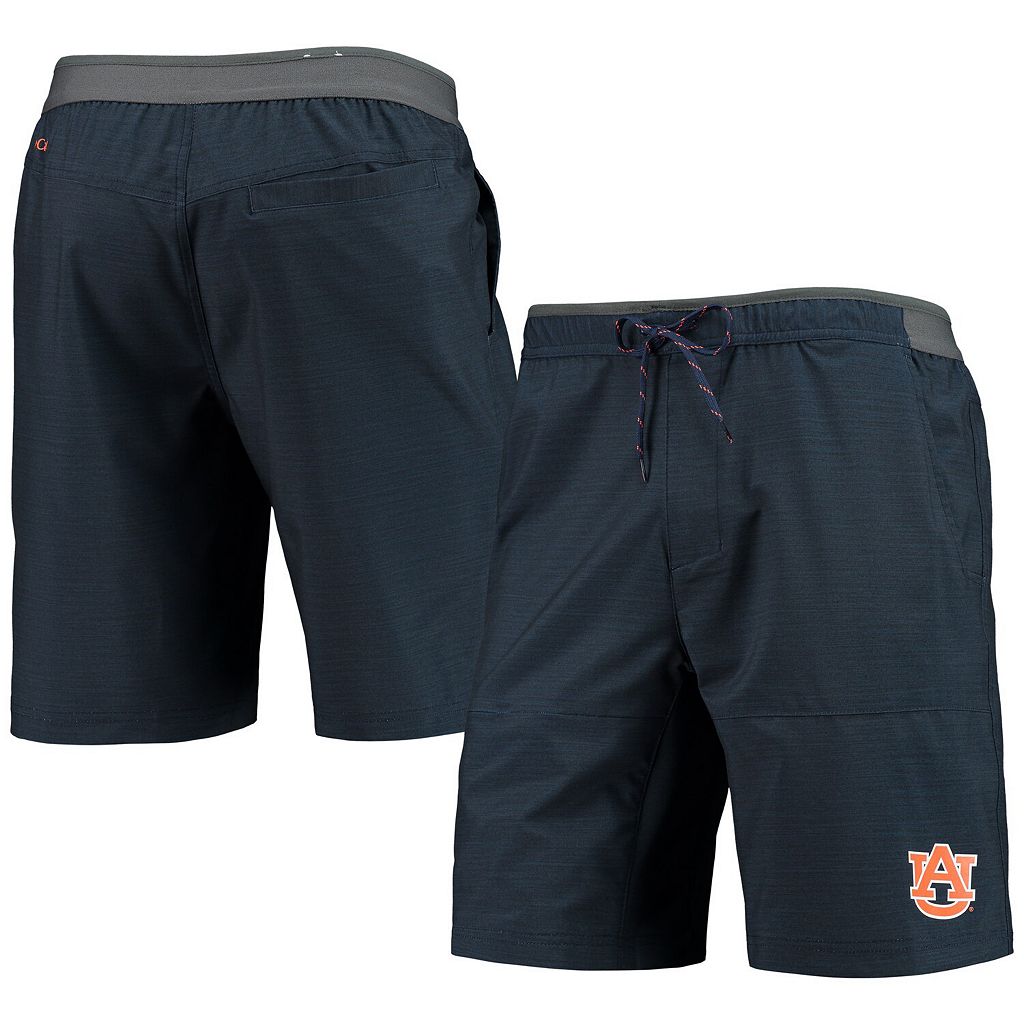 紺色 ネイビー オーバーン タイガース ショーツ ハーフパンツ 【 UNBRANDED COLUMBIA HEATHERED NAVY TWISTED CREEK OMNISHIELD SHORTS AUB 】