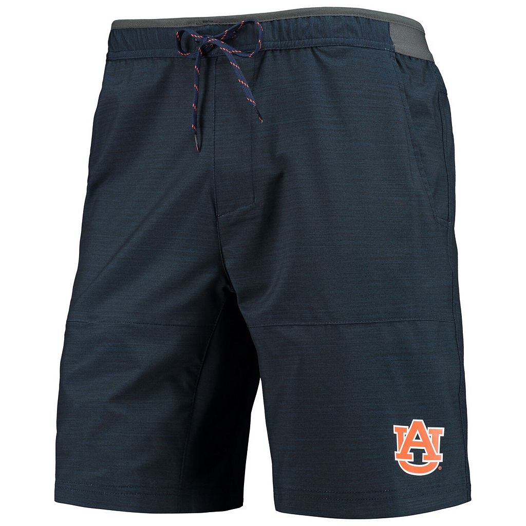 紺色 ネイビー オーバーン タイガース ショーツ ハーフパンツ 【 UNBRANDED COLUMBIA HEATHERED NAVY TWISTED CREEK OMNISHIELD SHORTS AUB 】