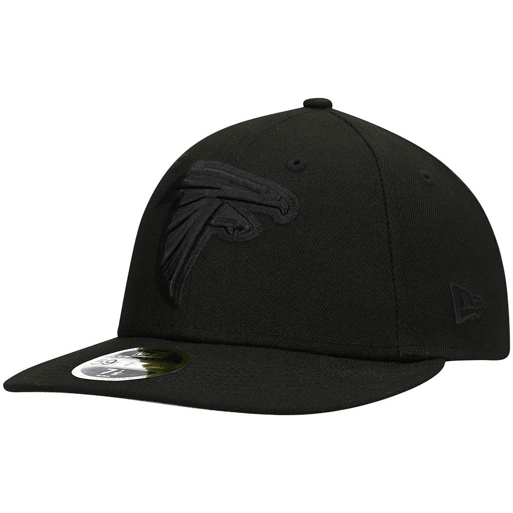 黒色 ブラック アトランタ ファルコンズ ニューエラ 【 NEW ERA BLACK ATLANTA FALCONS ON LOW PROFILE 59FIFTY II FITTED HAT / FAL BLACK 】 バッグ キャップ 帽子 メンズキャップ 帽子 キャップ