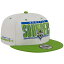 NEW ERA  ꡼ ȥ  ʥåץХå Хå  ۥ磻 ˥塼  GREEN SNAPBACK WHITE RAVE RETRO TITLE 9FIFTY HAT SND 