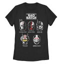 キャラクター Tシャツ 黒色 ブラック スターウォーズ: 【 LICENSED CHARACTER STAR WARS: THE BAD BATCH HELMETS TEE / BLACK 】 キッズ ベビー マタニティ トップス カットソー
