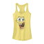 ˥ǥ ݥ󥸥ܥ եå 󥯥ȥå  NICKELODEON SPONGEBOB SQUAREPANTS EXCITED BIG FACE RACERBACK GRAPHIC TANK TOP / BANANA  å ٥ӡ ޥ˥ƥ ȥåץ