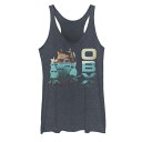 キャラクター グラフィック タンクトップ 紺色 ネイビー ヘザー 【 LICENSED CHARACTER OUTER BANKS JOHN B SUNKEN SHIP GRAPHIC TANK TOP / NAVY HEATHER 】 キッズ ベビー マタニティ トップス