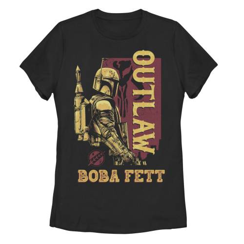 ゴールド スーツ グラフィック Tシャツ 黒色 ブラック スターウォーズ : 【 STAR WARS THE BOOK OF BOBA FEWTT OUTLAW GOLD SUIT GRAPHIC TEE / BLACK 】 キッズ ベビー マタニティ トップス カットソー