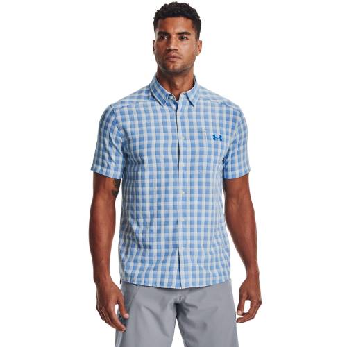 ptH[}X {^_E A_[A[}[ 2.0 y UNDER ARMOUR TIDE CHASER PLAID PERFORMANCE BUTTON-DOWN SHIRT / z Yt@bV gbvX