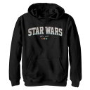 キャラクター 虹色 レインボー ロゴ グラフィック フーディー パーカー 黒色 ブラック スターウォーズ 【 LICENSED CHARACTER STAR WARS RAINBOW OUTLINE SIMPLE LOGO GRAPHIC HOODIE / BLACK 】 キッズ ベビー マタ