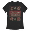 【★Fashion THE SALE★7/12午前10時迄】キャラクター ゲーム グラフィック Tシャツ 黒色 ブラック ゲームオブスローン 【 LICENSE...