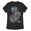 【★スーパーSALE★6/11午前2時迄】キャラクター 黒色 ブラック グラフィック Tシャツ PANTHER: 【 LICENSED CHARACTER MARVEL BLACK WAKANDA FOREVER S CHARACTER CIRCLE PORTRAIT GRAPHIC TEE / 】 キッズ ベビー マタニティ トップス カットソー(4)