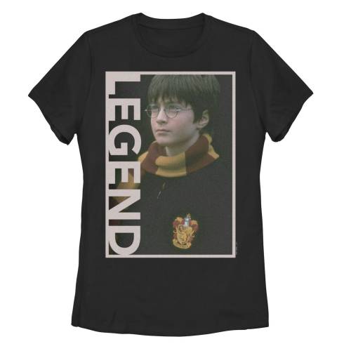 キャラクター グラフィック Tシャツ 黒色 ブラック POTTER: LEGEND&#34; 【 LICENSED CHARACTER HARRY DEATHLY HALLOWS 2 POTTER PORTRAIT GRAPHIC TEE / BLACK 】 キッズ ベビー マタニティ トップス カットソー