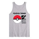 キャラクター トレーナー タンクトップ 灰色 グレー グレイ 【 LICENSED CHARACTER POKEMON POKEBALL TRAINER TANK / GRAY 】 メンズファッション トップス