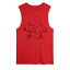 饯 󥯥ȥå  å  LICENSED CHARACTER MOUNTAIN LINE DRAWING MUSCLE TANK TOP / RED  å ٥ӡ ޥ˥ƥ ȥåץ