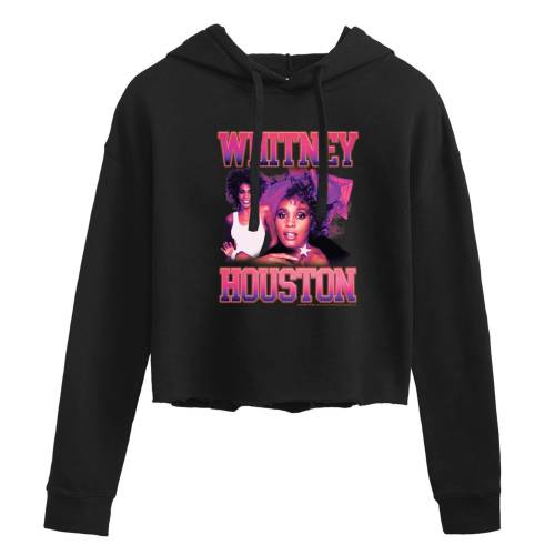 キャラクター ヒューストン ビンテージ ヴィンテージ フーディー パーカー 【 LICENSED CHARACTER WHITNEY HOUSTON VINTAGE CROPPED HOODIE / 】 キッズ ベビー マタニティ トップス スウェット トレーナー