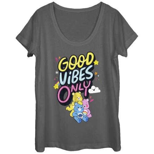 ˥㤨֥饯 ǥ٥ ٥ եå T 㥳  LICENSED CHARACTER CARE BEARS GOOD VIBES ONLY SCOOP NECK GRAPHIC TEE / CHARCOAL  å ٥ӡ ޥ˥ƥ ȥåץ áפβǤʤ19,100ߤˤʤޤ