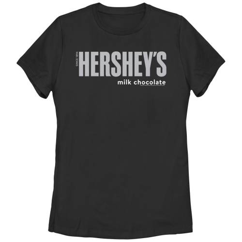 ロゴ グラフィック Tシャツ 黒色 ブラック HERSHEY'S 【 MILK CHOCOLATE LOGO GRAPHIC TEE / BLACK 】 キッズ ベビー マタニティ トップス カットソー