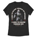 キャラクター Tシャツ 黒色 ブラック スターウォーズ: 【 LICENSED CHARACTER STAR WARS: THE BAD BATCH WRECKER I LIKE TO BLOW THINGS UP TEE / BLACK 】 キッズ ベビー マタニティ トップス カットソー