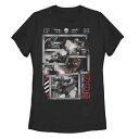 キャラクター アクション Tシャツ 黒色 ブラック スターウォーズ: 【 LICENSED CHARACTER STAR WARS: THE BAD BATCH CLONE FORCE 99 ACTION FACTION TEE / BLACK 】 キッズ ベビー マタニティ トップス カットソー