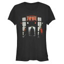 キャラクター グラフィック Tシャツ 黒色 ブラック スターウォーズ 【 LICENSED CHARACTER STAR WARS THE RETURN OF JEDI DARTH VADER ELEVATOR GRAPHIC TEE / BLACK 】 キッズ ベビー マタニティ トップス カットソー