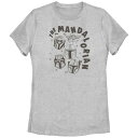 キャラクター グラフィック Tシャツ ヘザー スターウォーズ 【 LICENSED CHARACTER STAR WARS THE MANDALORIAN FLOATY CHARACTER HEADS GRAPHIC TEE / ATHLETIC HEATHER 】 キッズ ベビー マタニティ トップス カットソー
