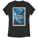 キャラクター グラフィック Tシャツ 黒色 ブラック スターウォーズ 【 LICENSED CHARACTER STAR WARS THE MANDALORIAN READY FOR ADVENTURE POSTER GRAPHIC TEE / BLACK 】 キッズ ベビー マタニティ トップス カットソー