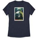 キャラクター グラフィック Tシャツ 紺色 ネイビー スターウォーズ 【 LICENSED CHARACTER STAR WARS THE MANDALORIAN STARFIGHTER PAPER POSTER GRAPHIC TEE / NAVY 】 キッズ ベビー マタニティ トップス カットソー